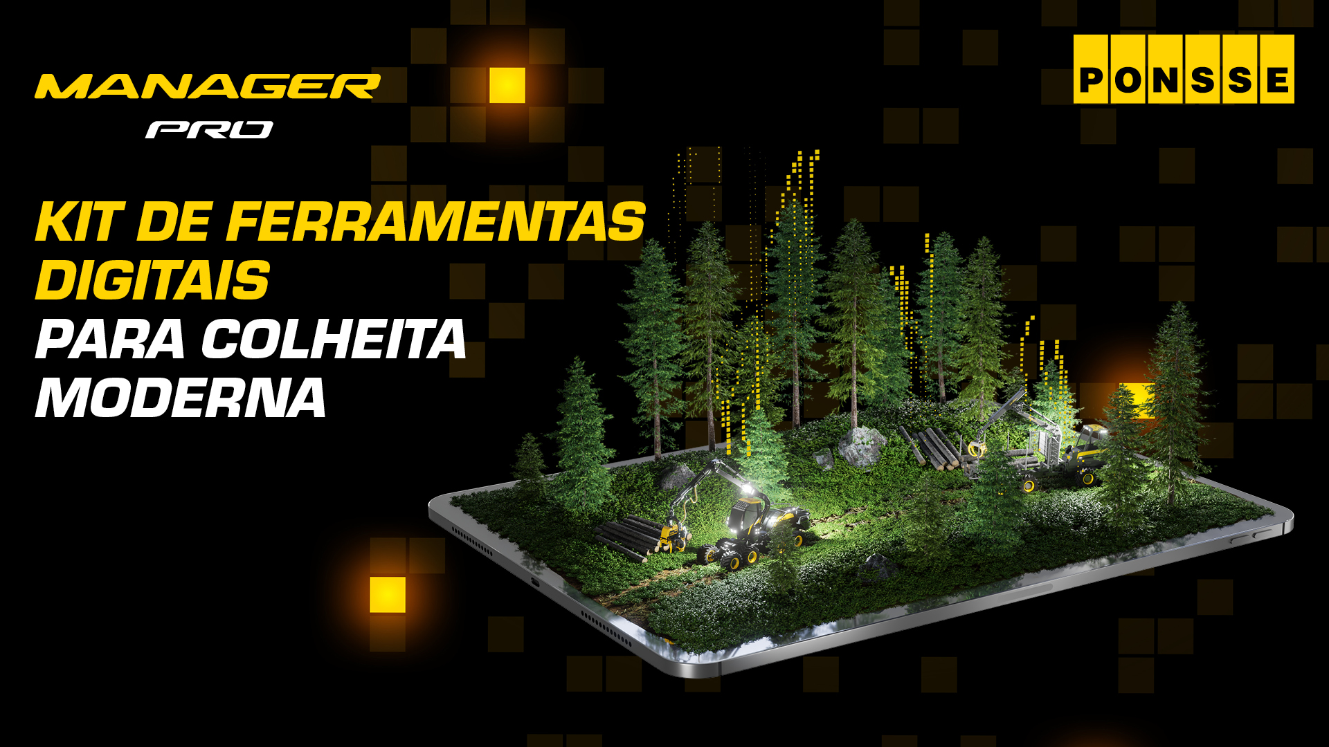 O novo serviço digital da Ponsse revoluciona o monitorização das emissões na exploração florestal
