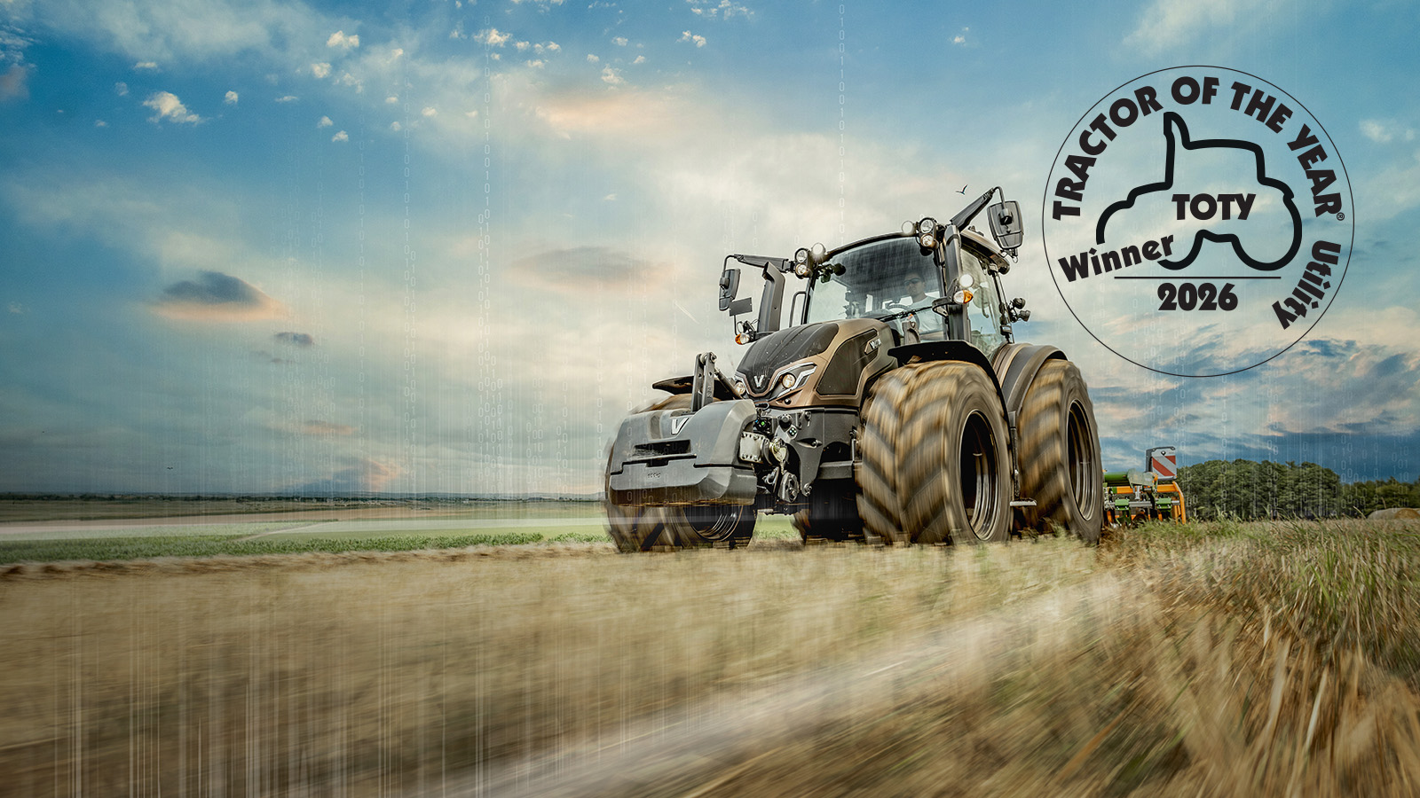 Trator Valtra G125 CVT Active vence o prémio Trator do Ano (TOTY) 2026 na categoria Utilitário